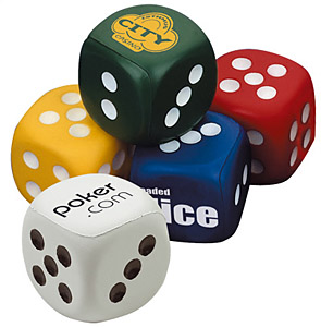 GoPromotional - Discount Dice Stress Toys for Farkle