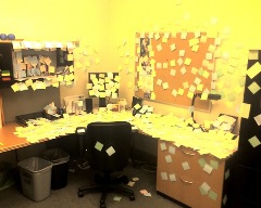 GoPromotional - Post It Note Marketing Plan - Obviously This Picture is a Little Exaggerated!