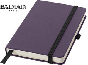GoPromotional - Balmain Deauville A5 Notebooks - Aubergine