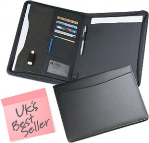 GoPromotional - Wessex Zipped Conference Folders