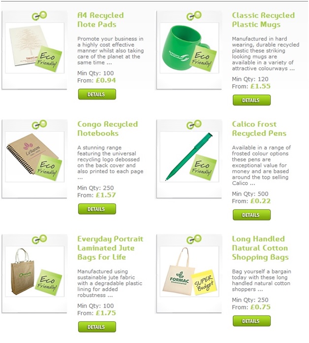 GoPromotional - Eco Friendly Promotional Products - Earth Day 2013