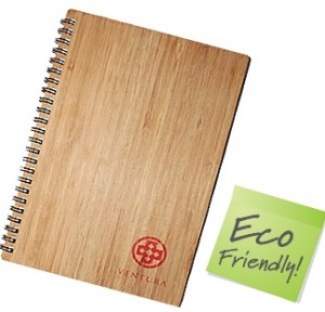 GoPromotional - Bamboo Notebook