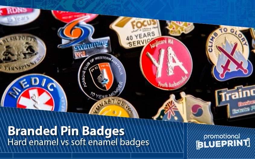 Branded Pin Badges – Hard vs Soft Enamel Badges