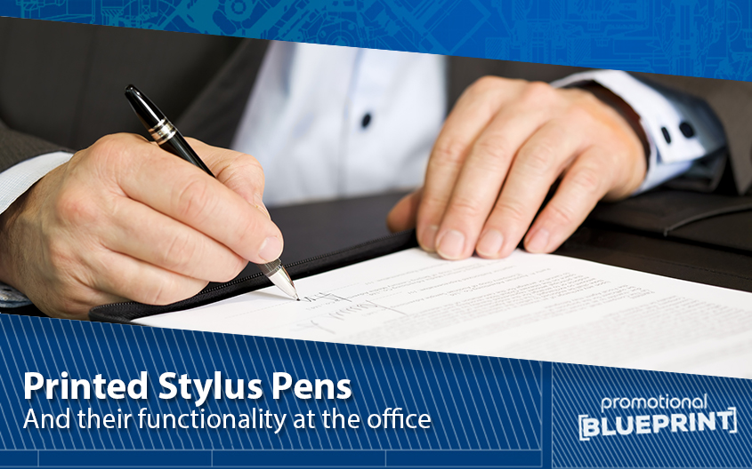 Printed Stylus Pens and Their Functionality at the Office