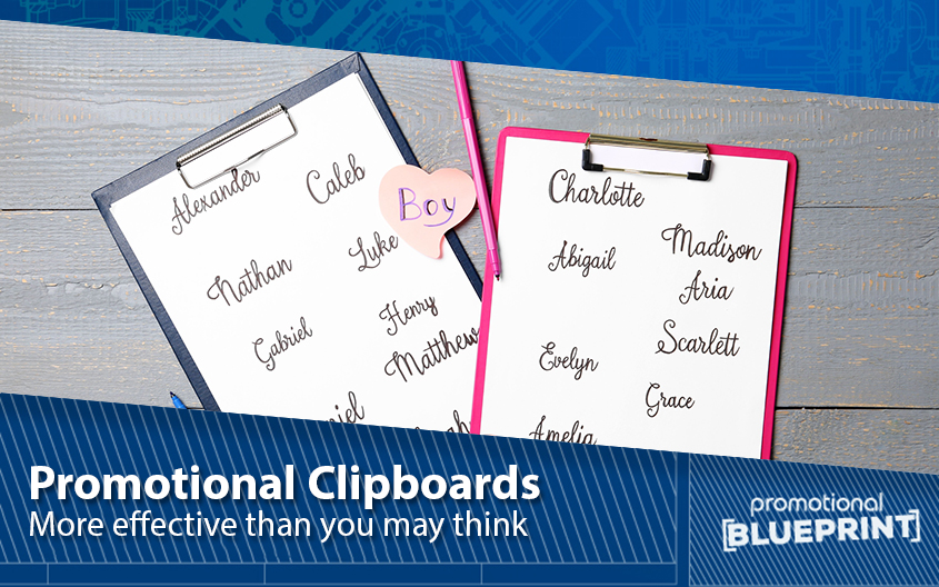 Promotional Clipboards – More Effective Than You May Think