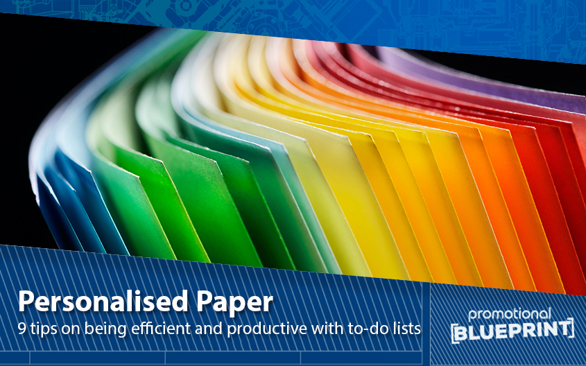 9 Tips on Being Efficient and Productive with To-Do Lists Using Personalised Paper