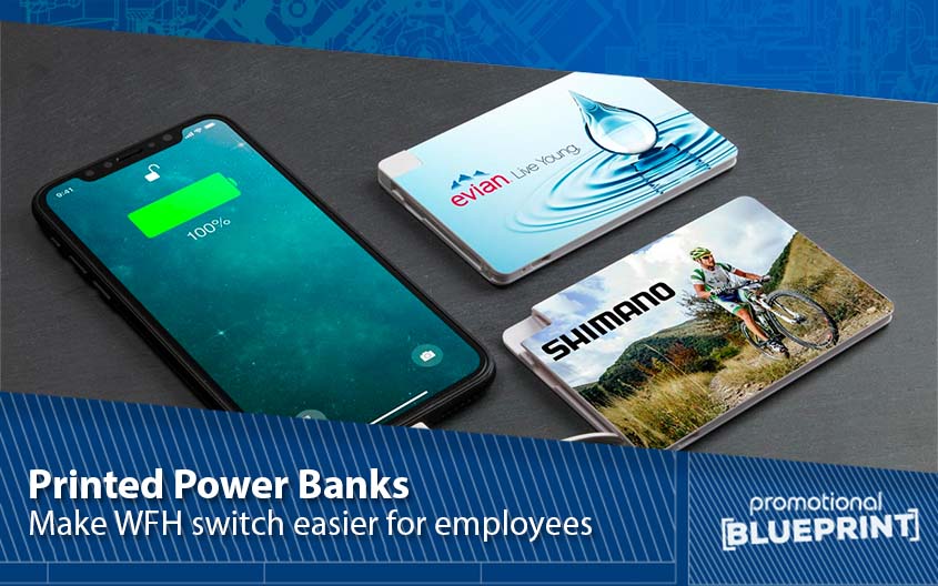 Make Work From Home Switch Easier for Employees With Printed Power Banks